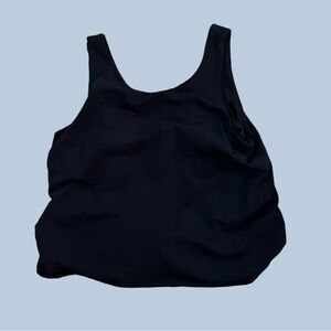 Dark Blue Top with Built in Bra